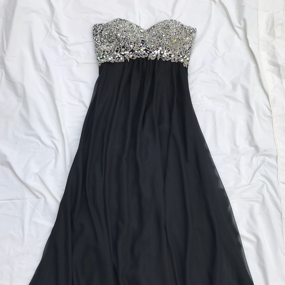 Simple Black Prom Dress